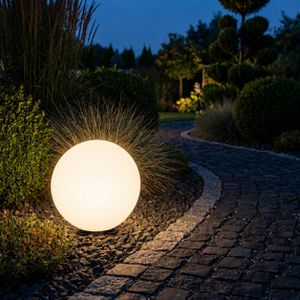 Produktbild für Wegeleuchte SLV Rotoball 50, weiß, mit 230 V Netzstrom