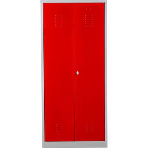 Produktbild für Mehrzweckschrank G-Office CLC/FD.1880, abschließbar, rot