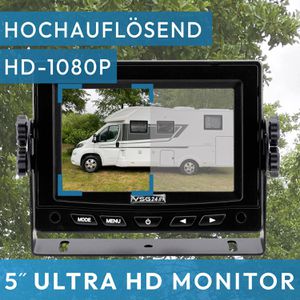 Produktbild für Rückfahrkamera VSG24 Navigator 24595, schwarz