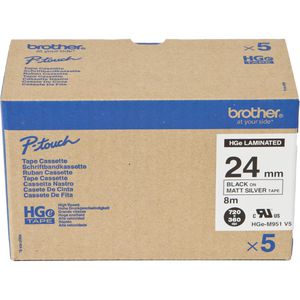 Produktbild für Schriftband Brother HGe-M951V5, 24mm