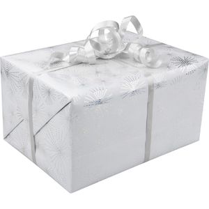 Produktbild für Geschenkband Präsent America, reinweiß