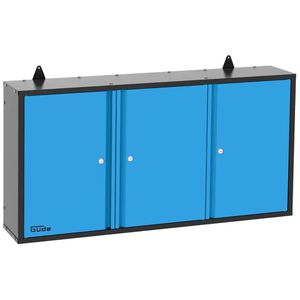 Werkzeugschrank Güde GWS 3T, 40476, aus Metall, schwarz / blau