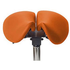 Produktbild für Drehhocker Teqler T135364OR, mit Sattelsitz