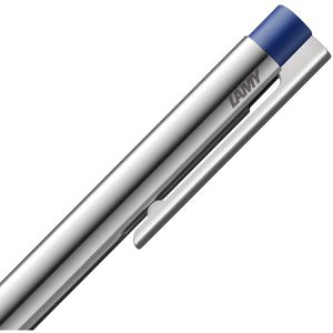 Produktbild für Druckbleistift Lamy logo 105 blue, silber/blau, Edelstahl