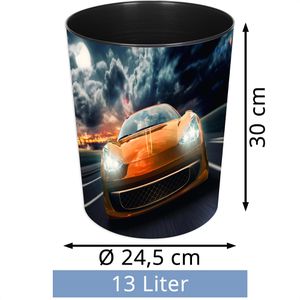 Produktbild für Papierkorb Läufer 26668, Rennauto