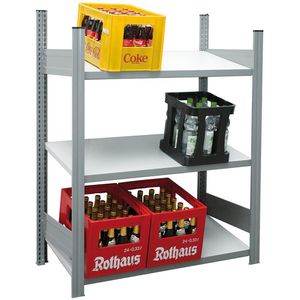 Getränkekistenregal Regalwerk BERT, für 9 Kisten