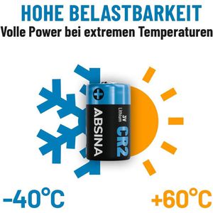 Produktbild für Fotobatterie Absina Lithium CR2