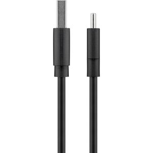Produktbild für Ladekabel Goobay 38675, schwarz, 0,1m