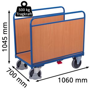 Produktbild für Transportwagen VARIOfit Längswandwagen, sw-700.200