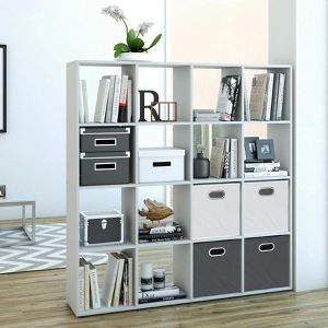 Produktbild für Bücherregal Vicco Karree, weiß