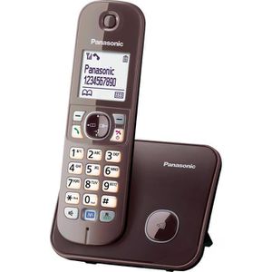 Produktbild für Telefon Panasonic KX-TG6811GA, braun