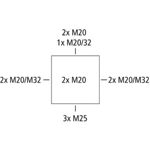 Produktbild für Abzweigdose Spelsberg Abox Pro 100-10², wasserdicht IP66