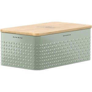 Brotkasten LARS-NYSØM Glaede Sage Green, Metall / Bambus