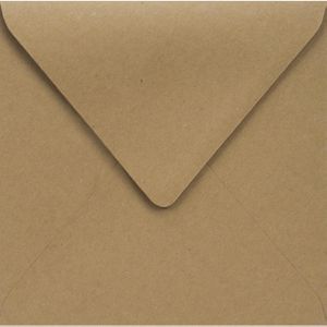 Briefumschläge Netuno braun, quadratisch