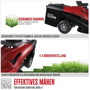 Produktbild für Rasentraktor Güde GAR 602, Benzin