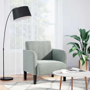 Produktbild für Loungesessel vidaXL 4100578, hellgrau
