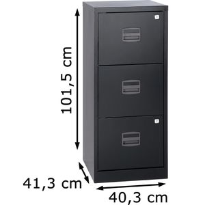 Produktbild für Hängeregisterschrank Bisley-Home PFA3F-633
