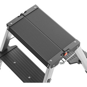 Produktbild für Klapptritt Hailo Master D70, 10000-121, eloxiertes Aluminium