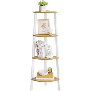 Produktbild für Bücherregal Vasagle LLS034Y70, weiß / eiche