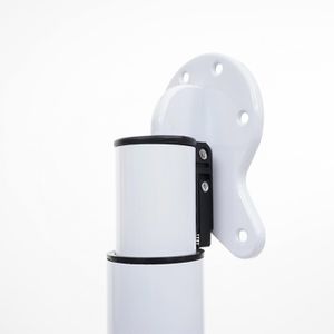 Produktbild für Tischbein Mendler HWC-H35, weiß aus Metall