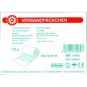 Produktbild für Verbandpäckchen Nobamed DIN 13151 M