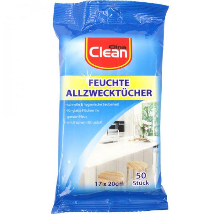 Elina-Clean Reinigungstücher Car, Scheibenreiniger, feuchte Tücher