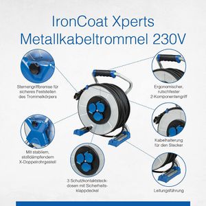 Produktbild für Kabeltrommel as-Schwabe 23320 Iron Coat Xperts 40m