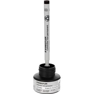 Produktbild für Nachfülltusche Staedtler Lumocolor 48715-9 schwarz