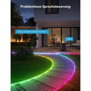 Produktbild für Lichtschlauch Govee Neon Rope Light, LED, weiß + farbig