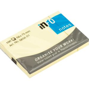 Haftnotizen Info Sticky Notes, 5656-01, gelb