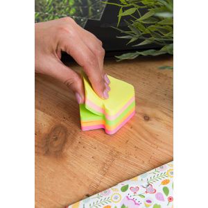 Produktbild für Haftnotizen D.RECT Super Sticky Notes Pfeil, 110513 , neon