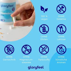 Produktbild für Magnesium gloryfeel plus, 180 Kapseln