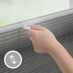 Produktbild für Plissee Lichtblick Klemmfix, hellgrau