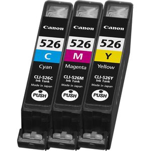 Produktbild für Tinte Canon CLI-526 cyan, magenta, gelb