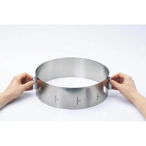 Produktbild für Tortenring Gefu Tondo 14308, backofenfest, aus Edelstahl