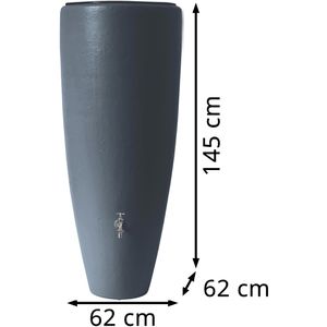 Produktbild für Regentonne Garantia 2in1 Wasserbehälter, 300 Liter
