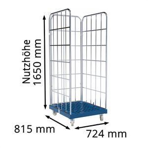 Produktbild für Rollbehälter HMH Nutzhöhe 1650mm