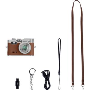 Produktbild für Kompaktkamera Rollei Mini braun, mit 0,96 Zoll Display
