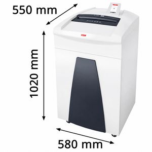 Produktbild für Aktenvernichter HSM Securio P40i, 1882121, mit Rollen und Öler