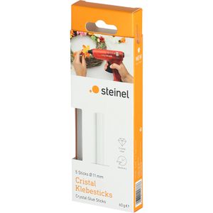 Steinel Heißklebesticks Cristal, transparent, Ø 11mm, Länge 120mm, 5 Sticks