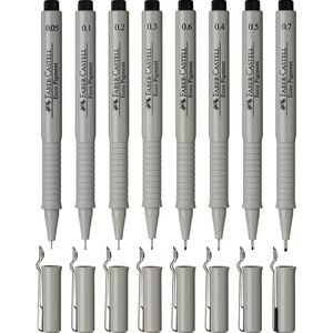 Produktbild für Fineliner Faber-Castell Ecco Pigment 166008