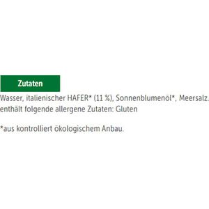 Produktbild für Haferdrink Allos aus italienischem Hafer, 0% Zucker, BIO