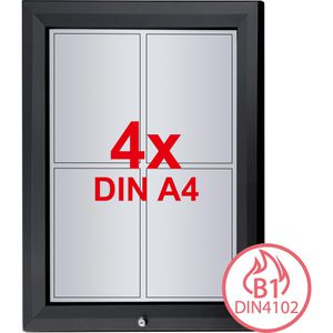 Produktbild für Schaukasten Showdown-Displays anthrazit, B1, außen
