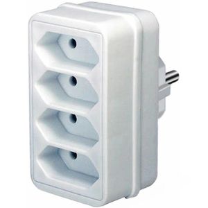 Steckdosenadapter Brennenstuhl 1508040, weiß