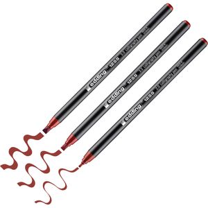 Kalligraphie-Stift Edding 1255 Set, karmesinrot
