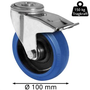 Produktbild für Schwerlastrolle CASCOO Serie R4F1, Lenkrolle