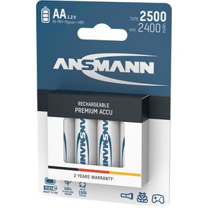 Produktbild für Akku Ansmann Premium, 1,2 V, 2400 mAh