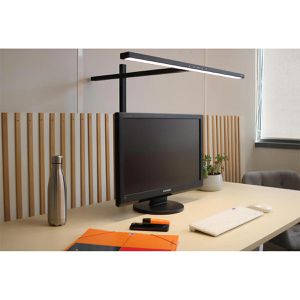 Produktbild für Schreibtischlampe Unilux Elite, schwarz, LED, dimmbar