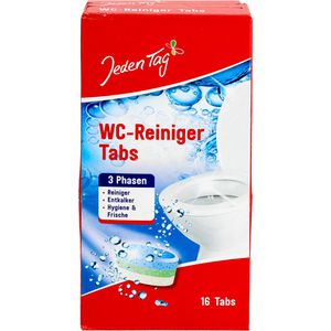 Produktbild für WC-Reiniger JedenTag 3-Phasen, WC Tabs