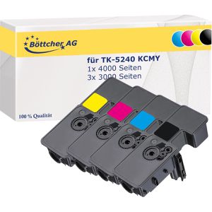 Produktbild für Toner Böttcher-AG für Kyocera TK-5240 KCMY Multipack